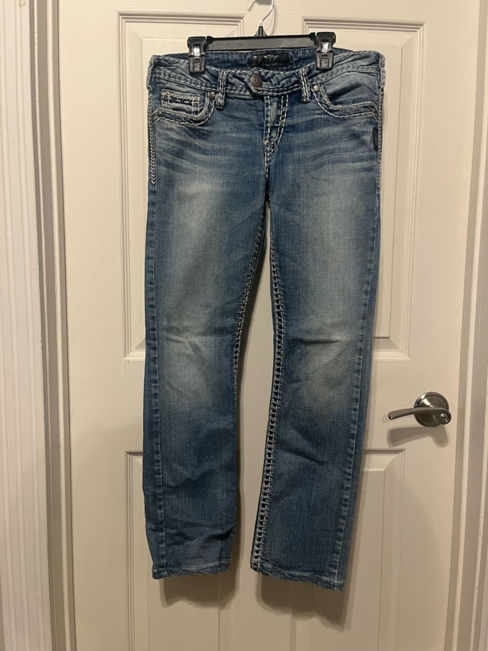 Silver Jeans Women's Light Blue Straight Leg Jeans